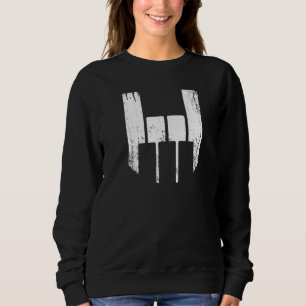 Sudadera Teclado de señal de mano de Guay Piano Rocks