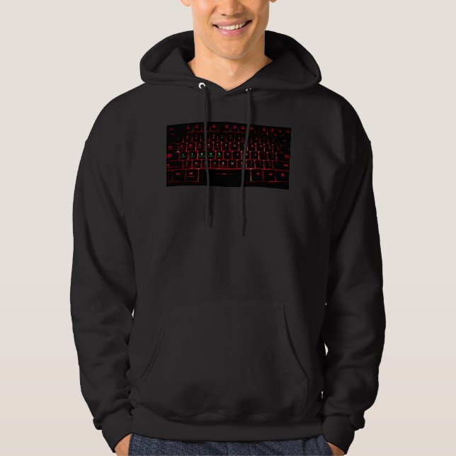 Sudadera Teclado Linux (Anverso)