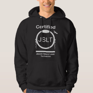 SUDADERA TÉCNICO CERTIFICADO DE LÁSER ESPACIAL JUDÍO SATÉLI