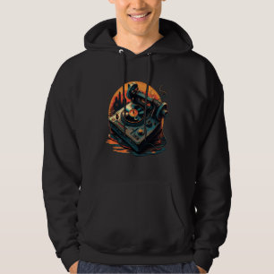Sudadera Técnico de AV Tocar Audio Sonido Música Disco V