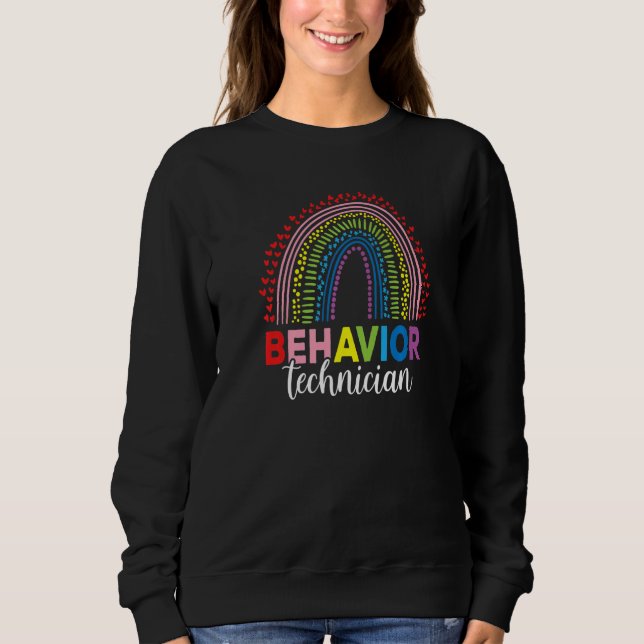 Sudadera Técnico de comportamiento Terapia Arcoiris Aba (Anverso)