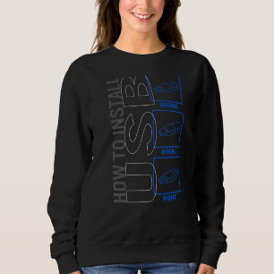 Sudadera Técnico De Computadora Cómo Instalar El Programado