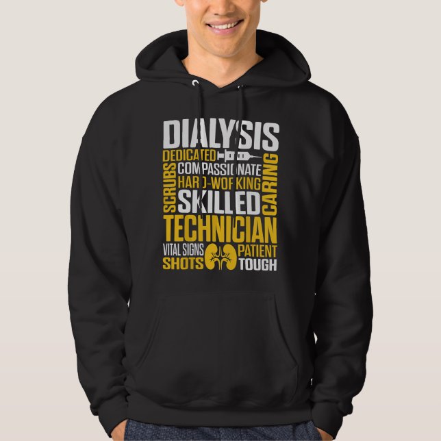 Sudadera Técnico de Diálisis Técnico de Nefrología Trabajad (Anverso)