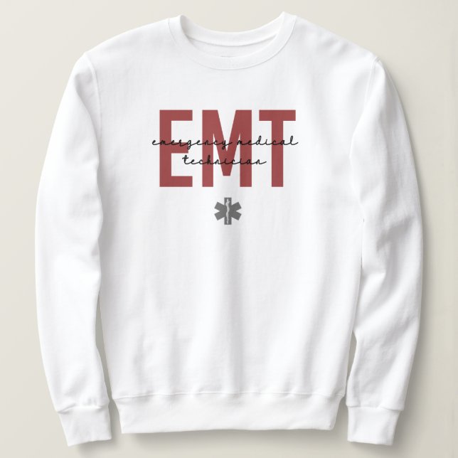 Sudadera Técnico de emergencias médicas TEM (Anverso del diseño)