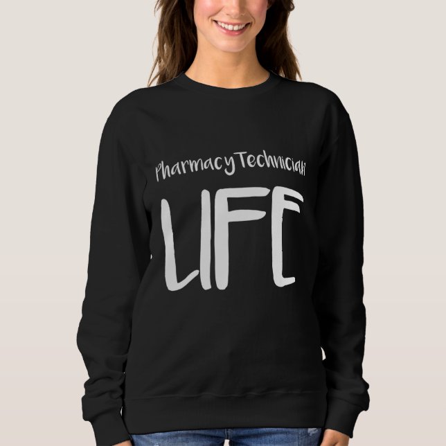 Sudadera Técnico de Farmacia Chica certificado Pharma Tech (Anverso)