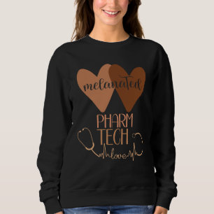 Sudadera Técnico de Farmacia Negro Melanizado Historia Negr