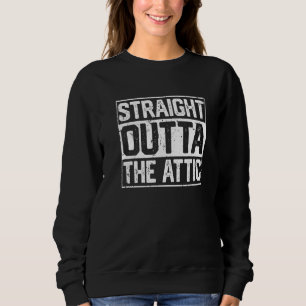Sudadera Técnico de HVAC Straight Outta Ático Retro Camiset