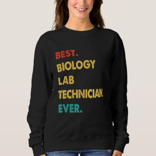 Sudadera Técnico de Laboratorio de Biología Retro Mejor de