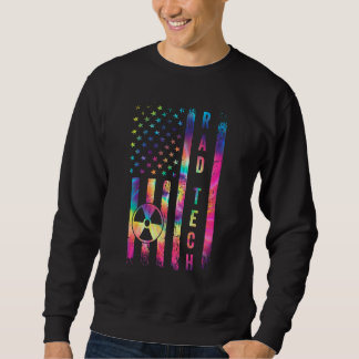 Sudadera Técnico de radiología de bandera de EE. UU. Rad es