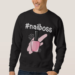 Sudadera Técnico de uñas divertida arte de manicura