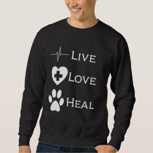 Sudadera Técnico veterinario de rescate regalo Vive Ama S