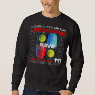 Sudadera Tecno estético de la avenida subterránea - Cultura