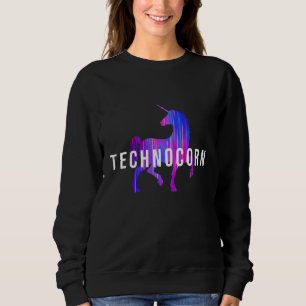Sudadera Tecnocuerno Techno Festival Rave Música DJ EDM Baj