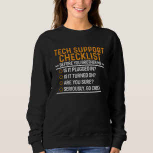 Sudadera Tecnología de asistencia técnica Geek Funny Tech