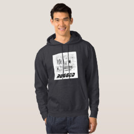 Sudadera tecnología de la motherboard GEEK en blanco y negr