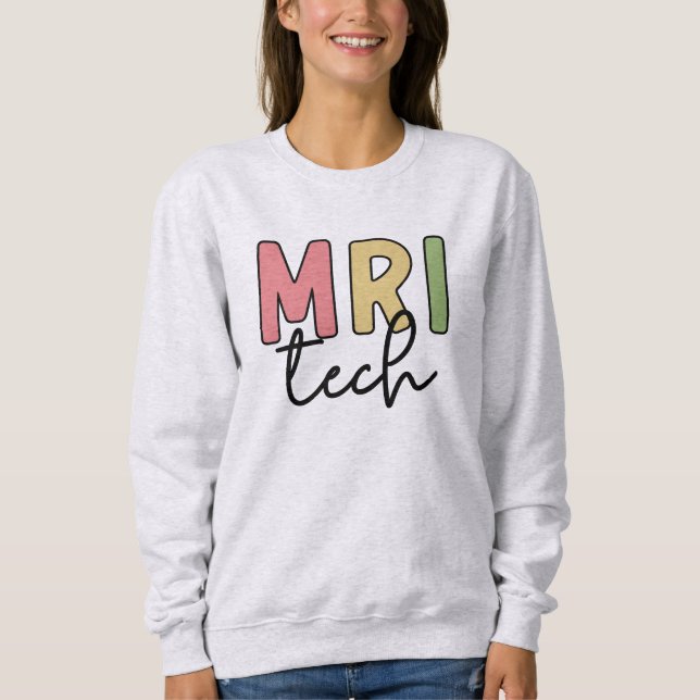 Sudadera Tecnología MRI | Técnico de Radiología de IRM (Anverso)