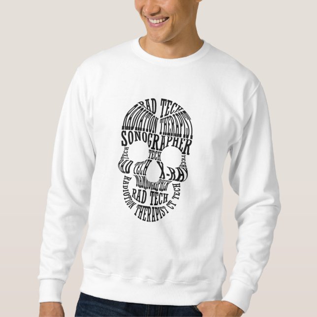 Sudadera Tecnología Rad Tech Skull Tecnólogo Xray Radiology (Anverso)