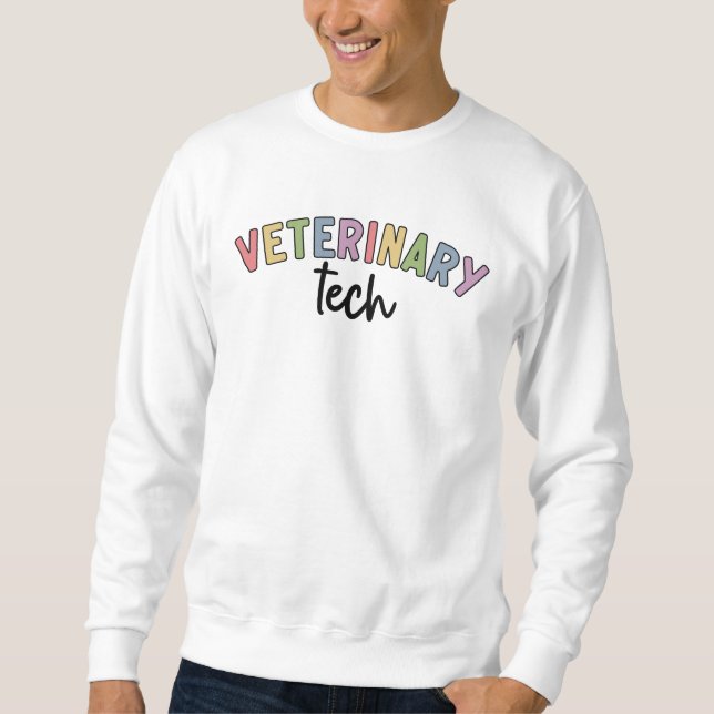 Sudadera Tecnología veterinaria | Técnico de Vet (Anverso)