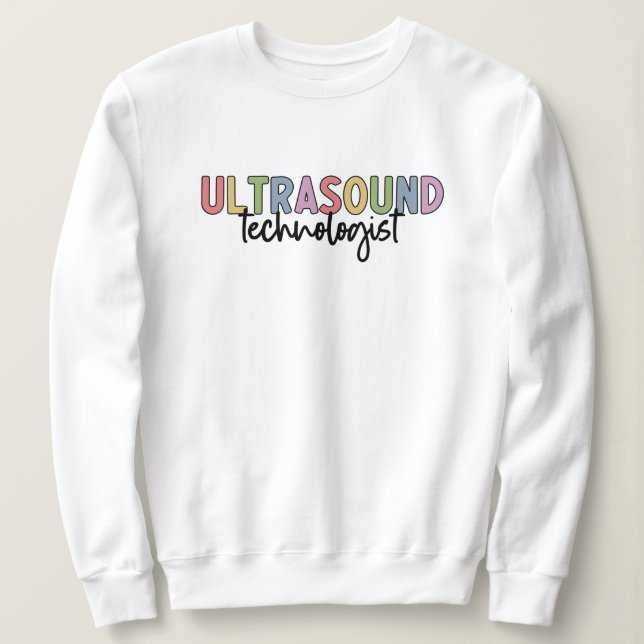 Sudadera Tecnólogo de ultrasonido | Regalos tecnológicos de (Anverso del diseño)