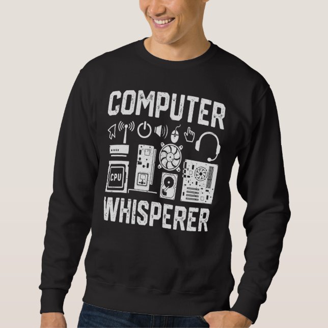 Sudadera Tecnólogo informático Nerd Geek Geeky (Anverso)