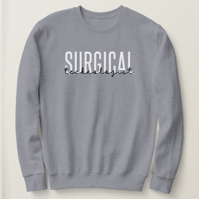 Sudadera Tecnólogo quirúrgico Med Surg Tech Cirugía (Anverso del diseño)