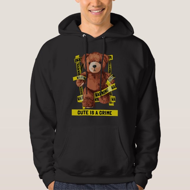 Sudadera Teddy Bear, luchador criminal (Anverso)
