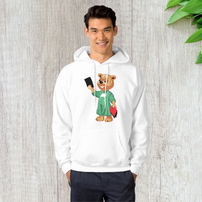 Sudadera Teddy Bear Médica Mens Hoodie (Subido por el creador)