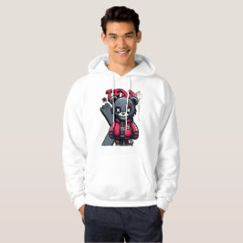 Sudadera Teddy bear print hoodie in graffiti style