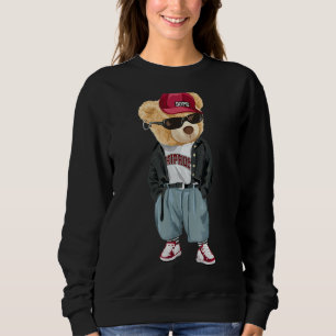 Sudadera Teddy Bear Rap Lover Ropa Hombres Mujeres