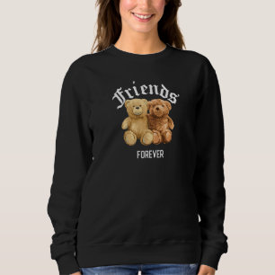 Sudadera Teddy lleva el Guay gráfico de los mejores amigos