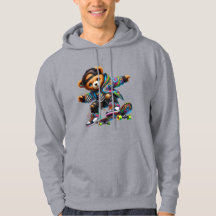 Sudadera Teddy Skateboarding Genial