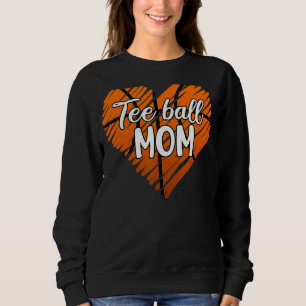 Sudadera Tee Ball Mom Basketball Heart For Basketball Mom