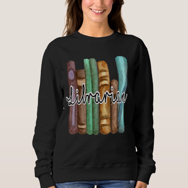 Sudadera Tee bibliotecario (Anverso)
