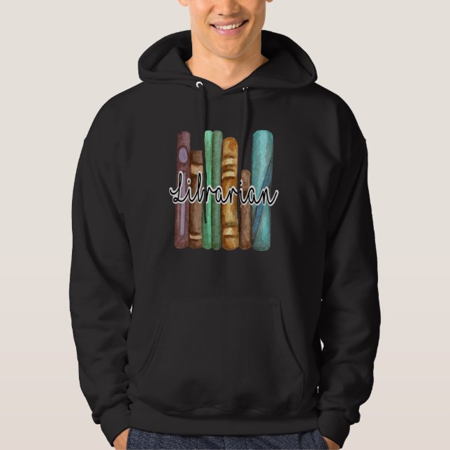 Sudadera Tee bibliotecario (Anverso)