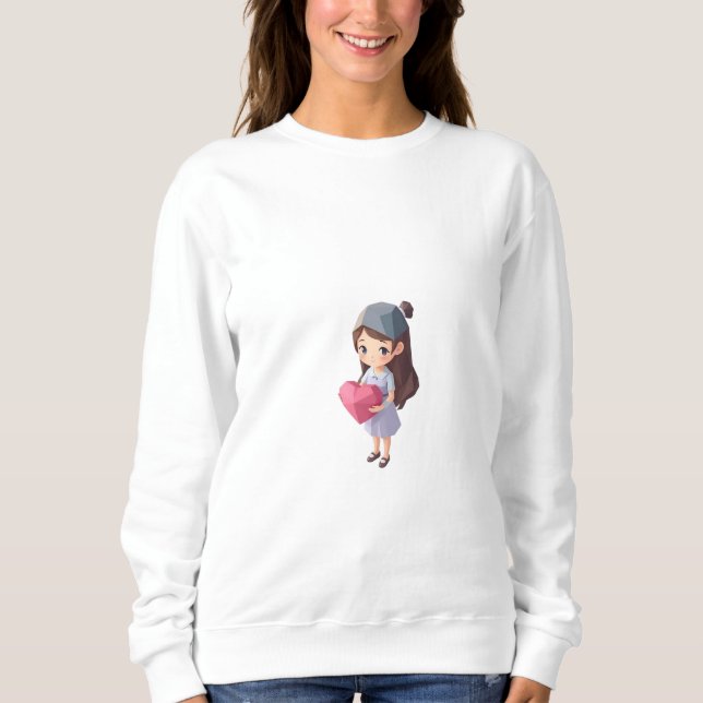 Sudadera Tee de amor moderno y moderno para las madres de D (Anverso)