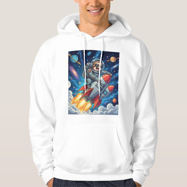 Sudadera Tee de aventura espacial divertida para soñadores  (Anverso)