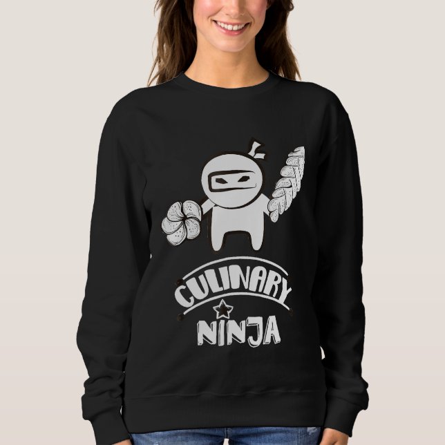 Sudadera Tee De Cocina Ninja Para Los Hombres 1 (Anverso)