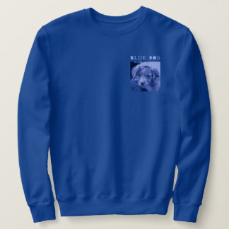 Sudadera Tee de perro azul