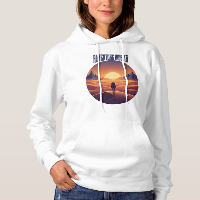 Sudadera Tee del Desierto de la Aventura — Persiguiendo Dun (Anverso)
