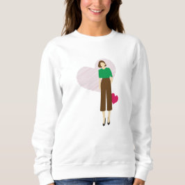 Sudadera Tee gráfico de mujer segura - Diseño de potenciaci