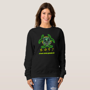 Sudadera Tee. zombie divertido