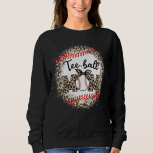 Sudadera Teeball Mom Leopard Ball Día de la Madre