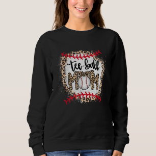 Sudadera Teeball Mom Leopard Ball Día de la Madre