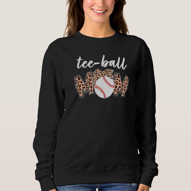 Sudadera Teeball Mom Leopard Teeball Mother's Day 2022 (Anverso)