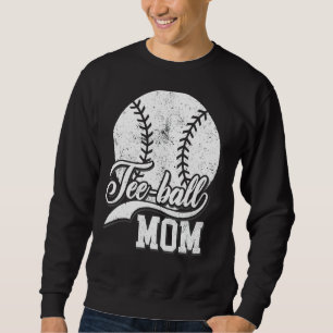 Sudadera Teeball Mom Vintage Ball Día de la Madre para mamá
