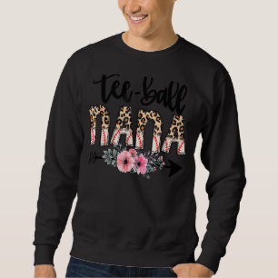 Sudadera Teeball Nana Mom Leopard Ball Día de la Madre