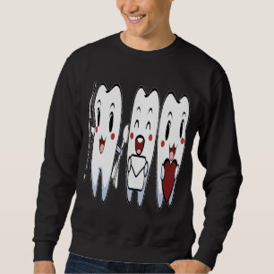 Sudadera Teeth Día de San Valentín Cute Dentista Higienista