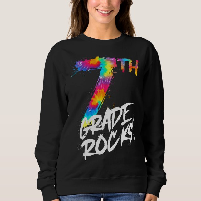 Sudadera Tejido 7° Grado 7° Grado Roca De Nuevo A Scho (Anverso)