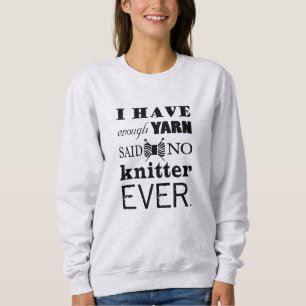 Sudadera Tejido ・ No Suficiente Tipografía De Artesanías Ya