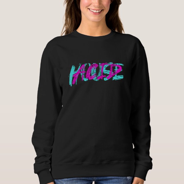 Sudadera Tekke Tekkno Raver Fiesta Techno Chica Ho (Anverso)